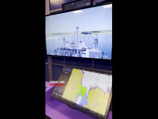 Съемочная команда Ямал 1 работает в Государственном университете морского и речного флота имени адмирала Макарова