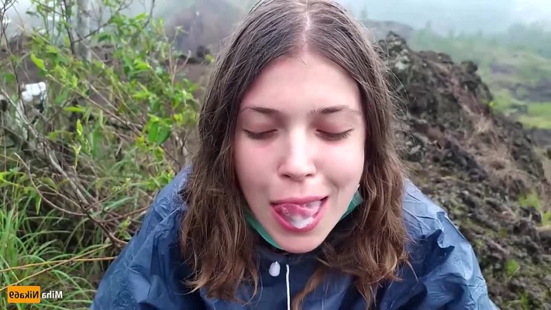 MihaNika69 I Jerking off my Guide in the Mountains - Public POV - Pulsating Cum