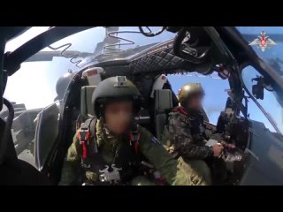 Экипаж вертолета Ка-52М уничтожил подразделения ВСУ