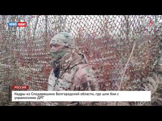 Кадры из Сподарюшино Белгородской области, где шли бои с украинскими ДРГ