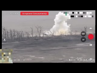 Кадры неудачной атаки ВСУ на позиции ВС России на Южно-Донецком направлении в ходе которой расчёт ПТРК уничтожил MRAP Internati