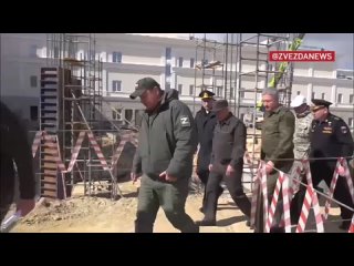 ️ ️ ️ ️Шойгу проверил строительство нового военного госпиталя в Севастополе, где на площади 8,5 га развернуты строительные работ