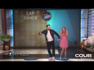 Lap Dance Chris Evans and Elizabeth Olsen