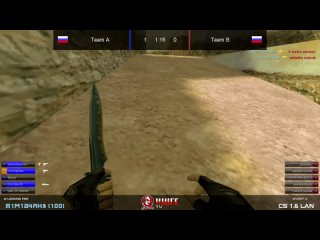 Микс по CS 1.6 на  [Team A -vs- Team B] @ kn1fe TV