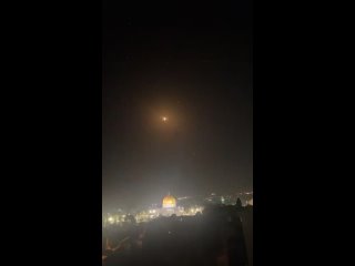 Jerusalén. El cielo sobre la Mezquita de Al-Aqsa (Monte del Templo)