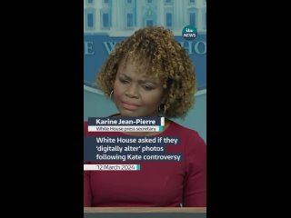 Пресс-секретаря Белого дома Карин Жан-Пьер спросили: Фотошопит ли Белый дом фотографии Байдена? «Это то, чего мы здесь не делаем