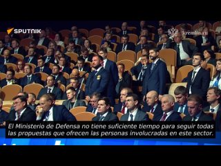 Vladmir Putin sobre las innovaciones tecnolgicas para la operacin militar especial