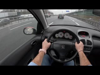2005 Peugeot 206 1.1 60HP | POV Test Drive #1506 Joe Black