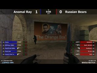 Stream cs 1.6 // Anomal Ray -vs- Russian Bears // Show-Match @ by kn1fe