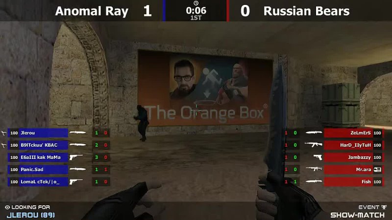 Stream cs 1. 6, , Anomal Ray vs Russian Bears, , Show Match by