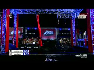 Турецкий Ниндзя-Воин Сезон 1 Выпуск 13 ()/Ninja Warrior Türkiye S01E13 ()