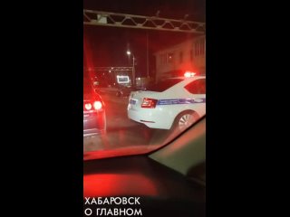 Жёсткое ДТП произошло ночью на Оборонной в Хабаровске