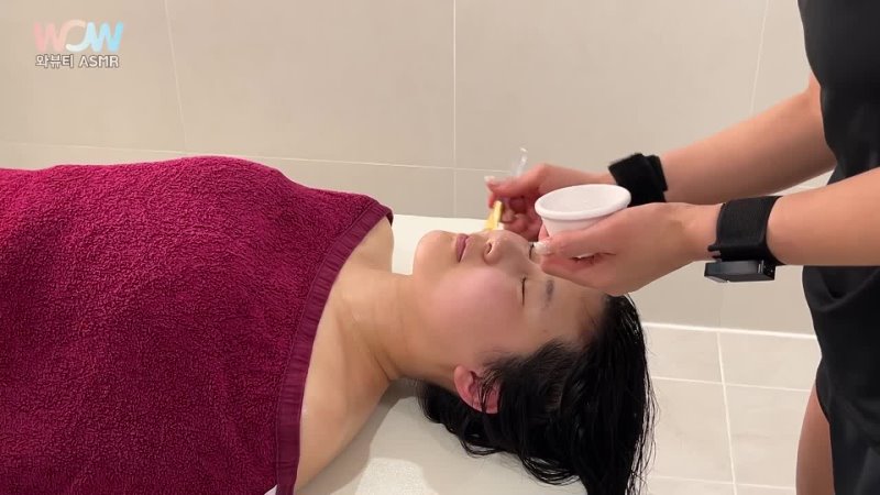 와뷰티 TV Wow Beauty ASMR ASMR Milk Body scrub and Full body massage Exclusive Spa Experience Only in
