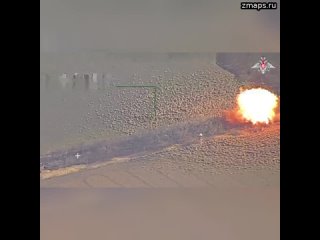 Очередная боевая машина РСЗО HIMARS была обнаружена российским БПЛА в районе Невельского Донецкой об