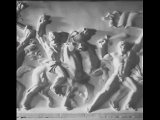 Редкие кадры в студии немецкого скульптора Арно Брекера, 1940 год