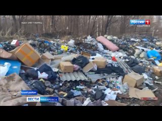 Смотрите в 21:09. Незаконными свалками в Нанайском районе заинтересовались прокуратура и следствие