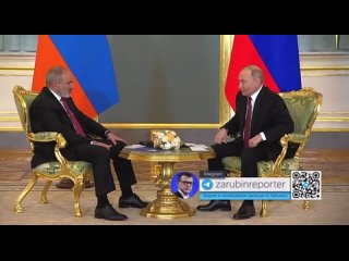 В Кремле началась встреча Никола Пашиняна и Владимира Путина.