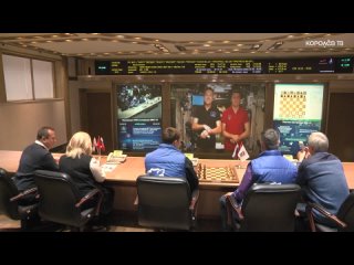 «Космос — земля»: космонавт на МКС сыграл шахматную партию с Сергеем Карякиным