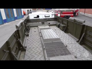 Плавающий гусеничный транспортер ПТСМ подготовлен для ликвидации паводка в Тюменской области