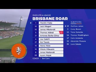 2023-2024 Isuzu Ute A-League - Round 14 - Central Coast Mariners v Brisbane Roar videoplayback