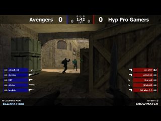 Шоу-Матч по CS 1.6 [Hp*G -vs- Avengers] @ by kn1fe /1map