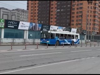 Между Махачкалой и Каспийском вновь возобновлено движение троллейбусов