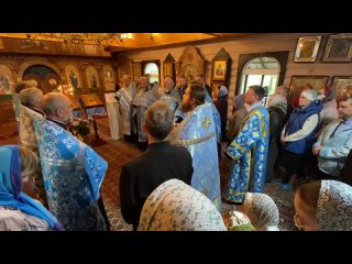 Молебен с акафистом Казанской иконе Божией Матери в Преображенском храме р.п. Шилово 2