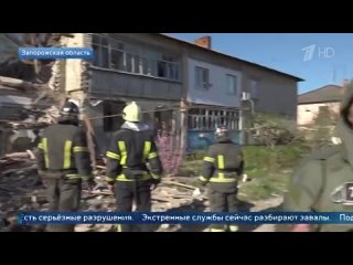 Под обстрел украинских боевиков попал город Токмак в Запорожской области