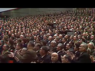 🏢 24 февраля 1976 год начало работы XXV съезда КПСС открывает съезд 🎤с докладом дорогой Леонид Ильич  Брежнев.