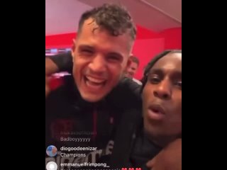FRIMPONG TO XHAKA: YOU CAME FROM ARSENAL AND YOU WON IT HERE. MY FCKING G!