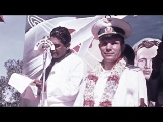 Юрий Гагарин в Индии | Gagarin in India (1961)