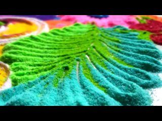 Peacock Rangoli designs easy   rangoli designs with colours by jyoti Rathod #443