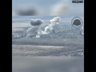Парни из ВКС РФ продолжают качественную ФАБизацию позиций всушников в Авдеевке, выкуривая противника