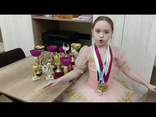 Юная волжанка дарит городу свои победы в конкурсах по классическому танцу! 🩰 #ПодарокГороду #Волжскому70