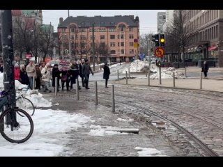 Русскоязычные жители Финляндии вышли на протест