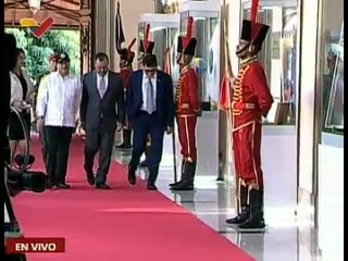 🇻🇪🇨🇴 El presidente de Venezuela, Nicolás Maduro, recibe a su homólogo colombiano, Gustavo Petro en el Palacio de Miraflores