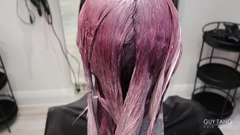 Guy Tang Lightening Hair Evenly to