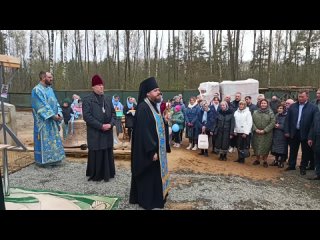 Освящение колоколов строящегося храма святителя Николая Чудотворца города Солигорска