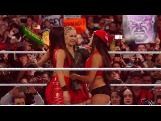 Ronda Rousey  Nikki Bella Vs The Riott Squad for The Raw Womens Champion WWE S