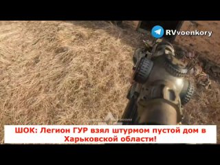 SHOCK: GUR Legion stormed an empty house in Kharkiv region!