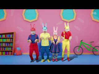 Funny Bunnies! Wolf  Fox Tale   D Billions Kids Songs