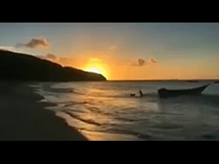 Закат над Карибским морем 🏝️