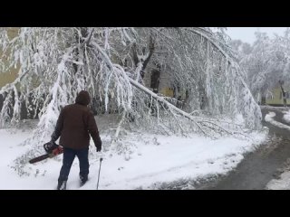 Разбор снежных заторов