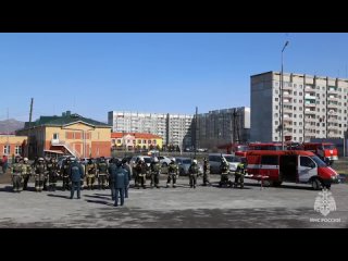 В столице Тувы проведены пожарно-тактические учения в здании школы