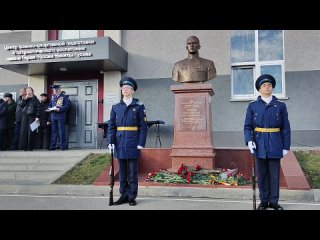 В Ставрополе открыли бюст Героя России Никиты Гусева
