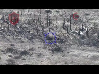 Военнослужащие 6 бригады Южной группировки войск уничтожают позиции боевиков ВСУ в районе Спорного