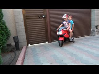 Unboxing Assembling and riding Sportbike BMW 12 volt - Childrens bike
