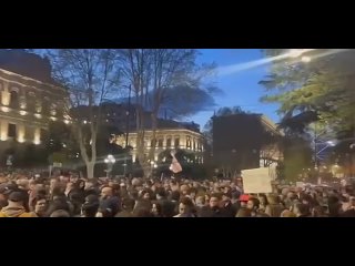 ‼️ ‍ ️В Тбилиси хиляди жители протестираха срещу закона за чуждестранните агенти