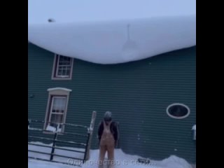 Настойчивость мужчины против упёртости снега ❄💪