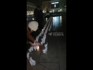 Ставропольчанка сделала бумажных ангелов для мемориала в память о жертвах теракта